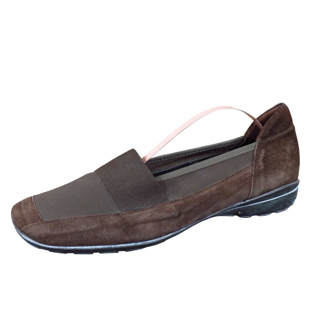 Sesto Meucci Hovercraft Women Casual Loafer Size 8.5 Medium Walking Brown Suede